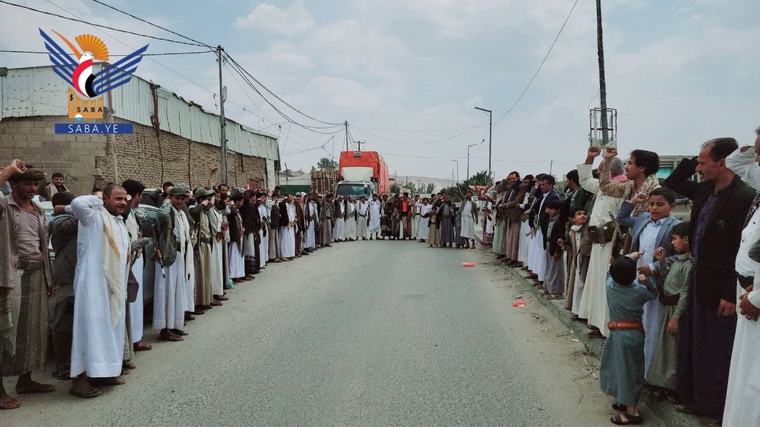 وقفات حاشدة بصعدة تأكيدًا على مبدأ وحدة الساحات وثبات الموقف